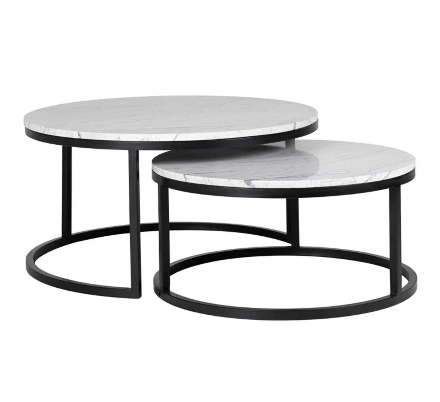 Marble Top Coffee Table (set 2)