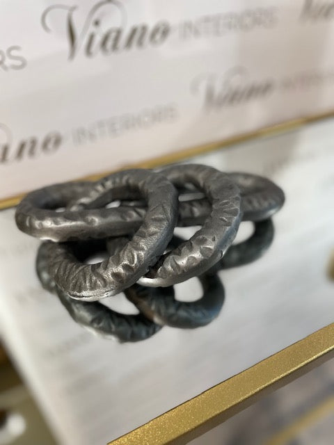 Grey Chain Sculpture