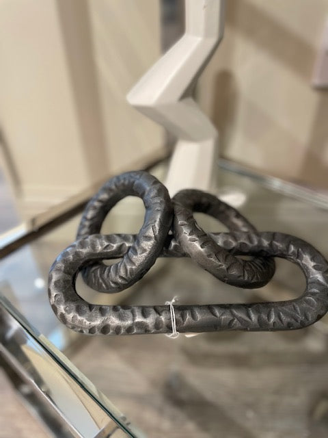 Grey Chain Sculpture