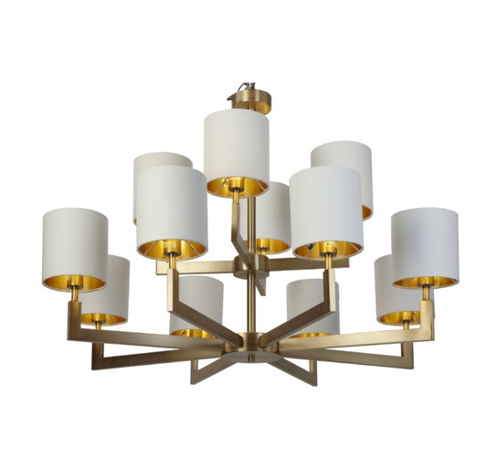 Ealga 8+4 Arm Chandelier