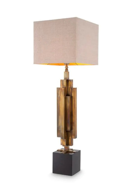 Vintage Brass Table Lamp