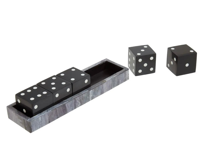 Grey Dice Set