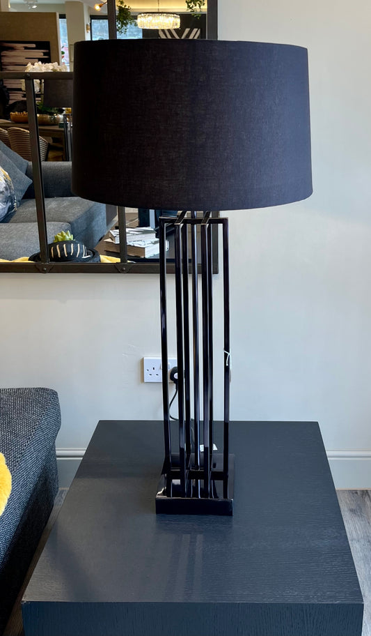 Black XL Cage Lamp