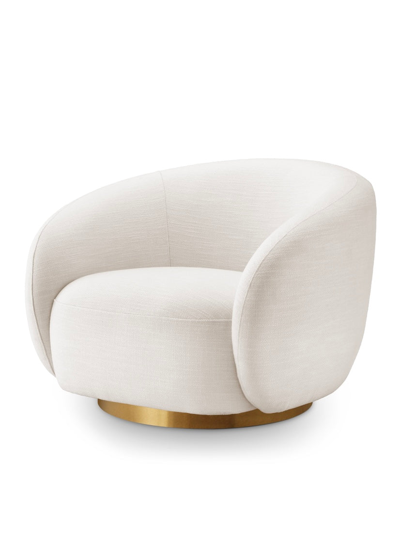 Cream Swivel Chair