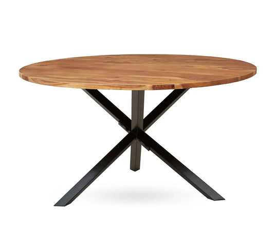 Round Wooden top small dining table