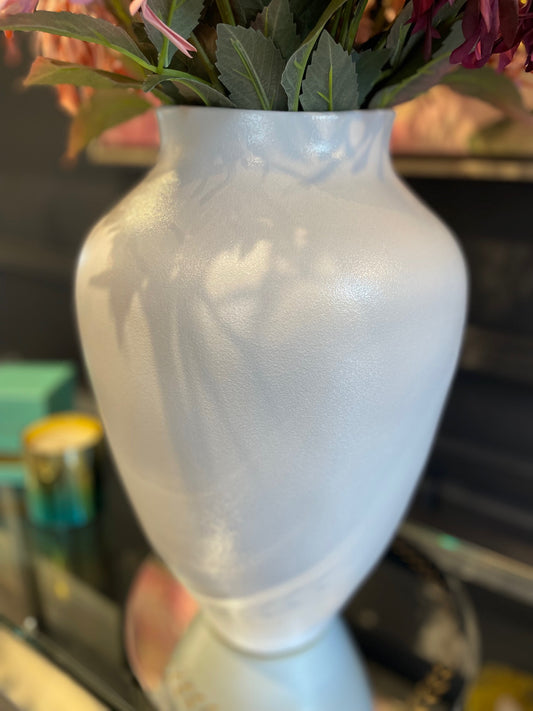 Small White Matt Vase