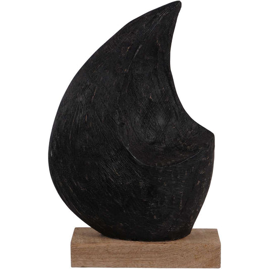 Black Carved Sculpture