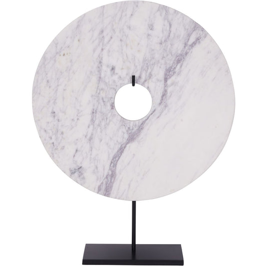 White Marble Disc