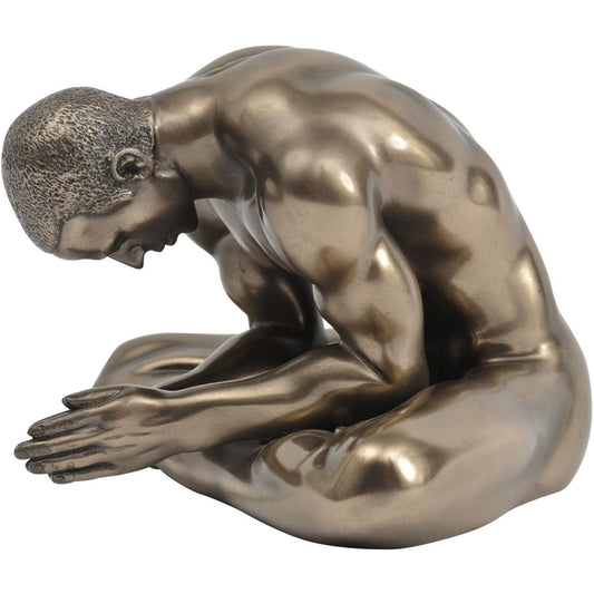 Bronze Meditating Man