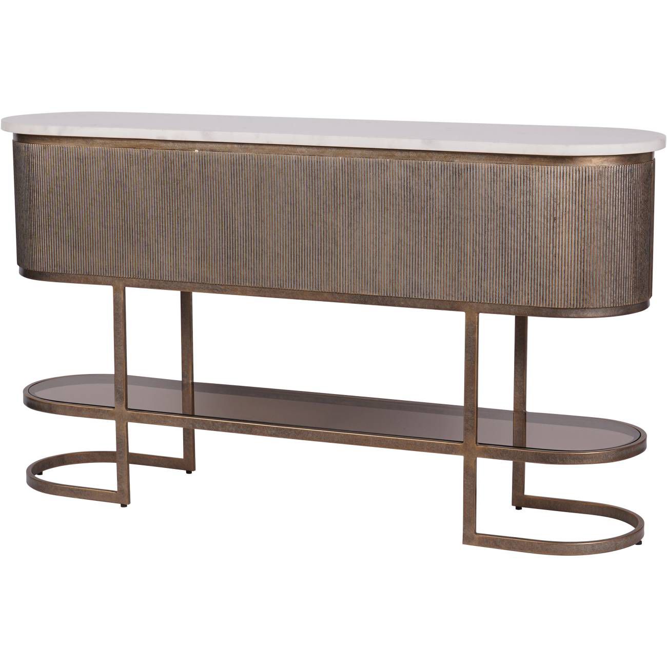 Ribbed Console Table