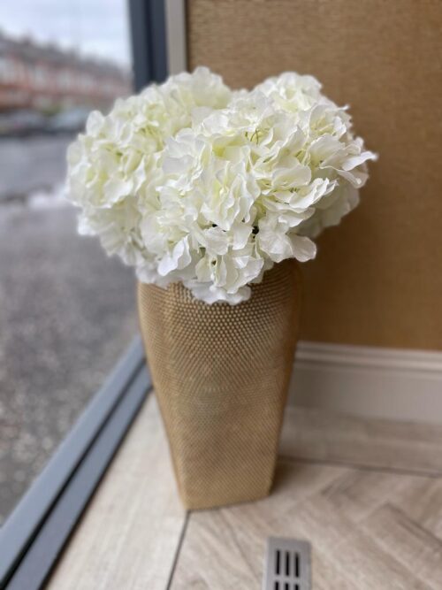 Gold Beaded Vase - Image 3