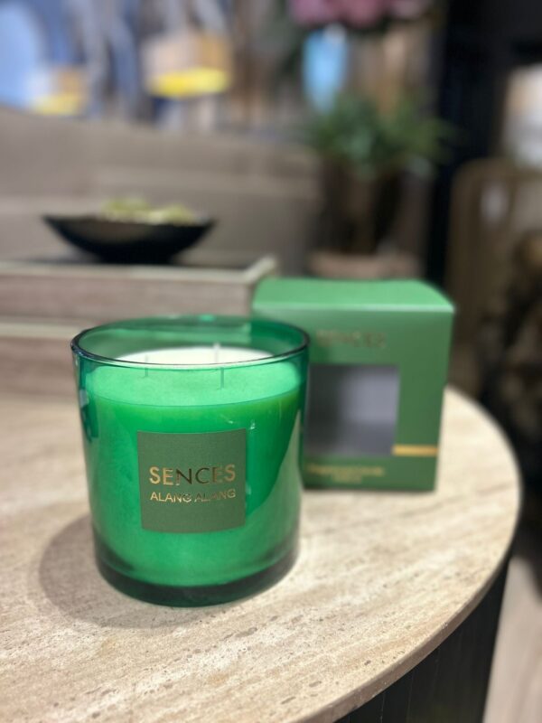 Vi1603.  Green Sences Candle - Image 2