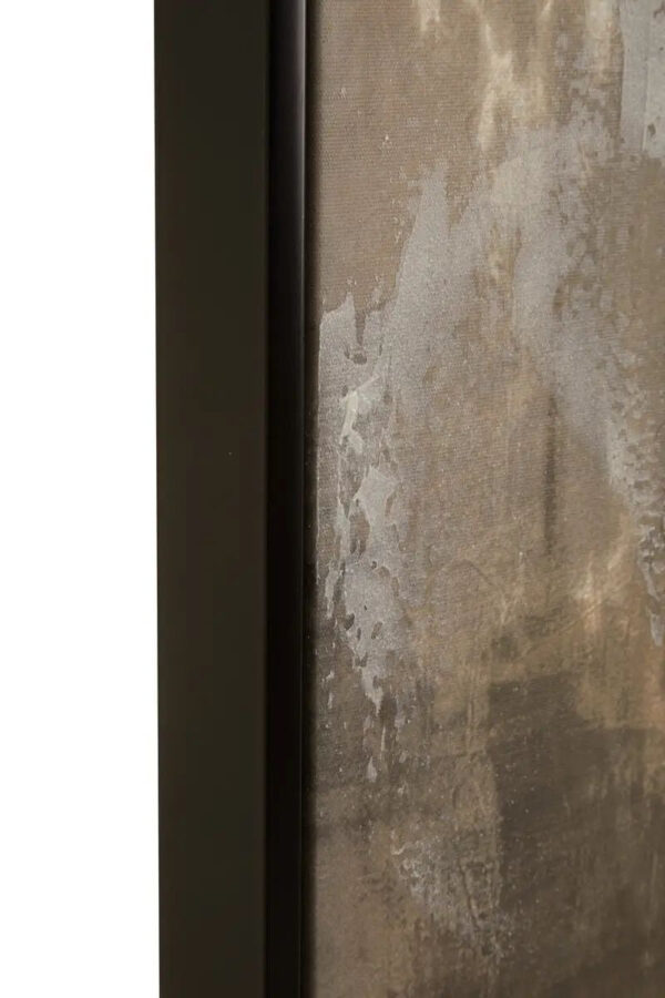 Monochrome Textured Canvas Wall Art - Image 2