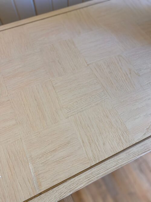 Gold Trim Wooden Console - Image 4