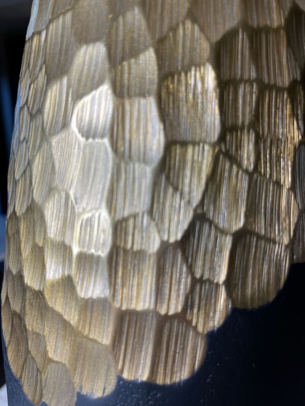 Large Daito Black/Gold Vase - Image 4