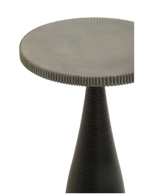 Black Stone End Table - Image 3
