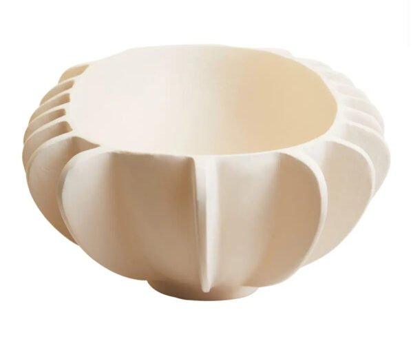 Cream textured bowl - Image 2