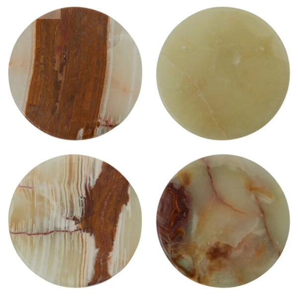 Set of 4 Onyx coasters - Image 2