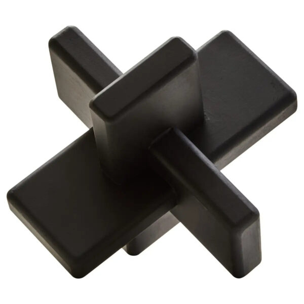 Black Wood Sculpture - Image 2
