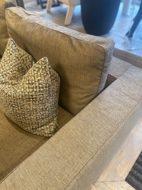 Brown 3 Seater Sofa - Image 3