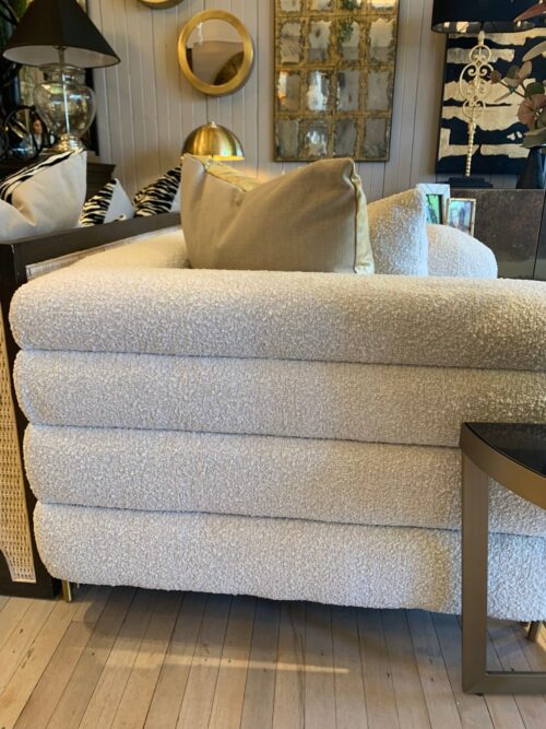 3 Seater Boucle Sofa - Image 3