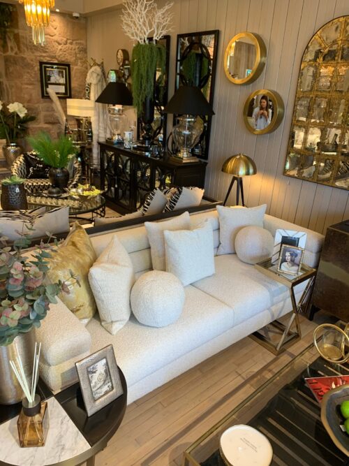 3 Seater Boucle Sofa - Image 2