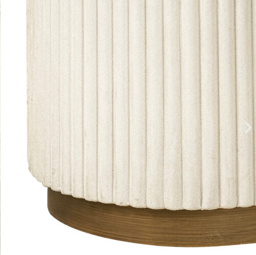 Cream & Gold Side Table - Image 3