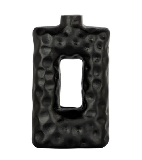 Black Rectangle Vase