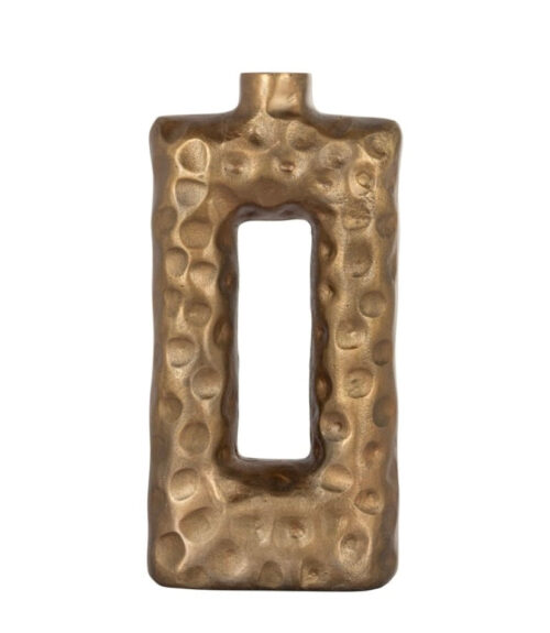 Gold Rectangle Vase