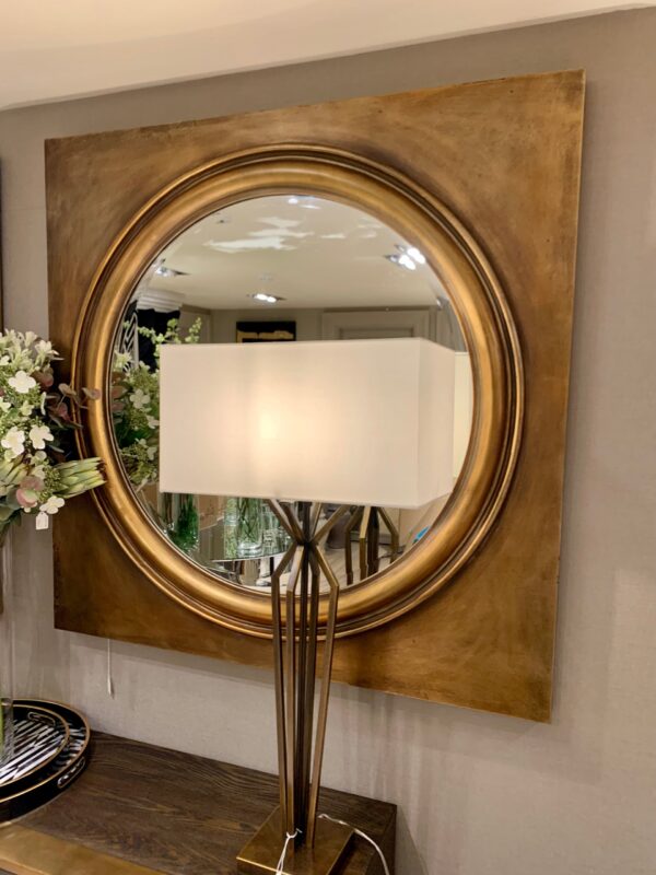 Antique Square Mirror