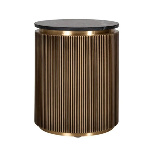 Gold & Marble Side Table