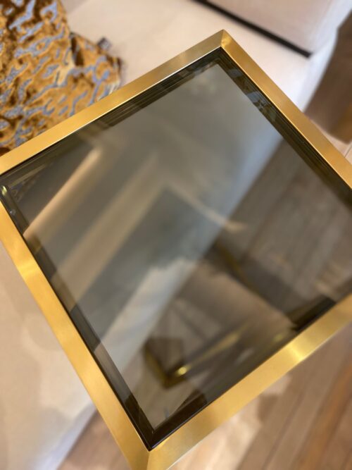 Brushed Gold Sofa Table - Image 3