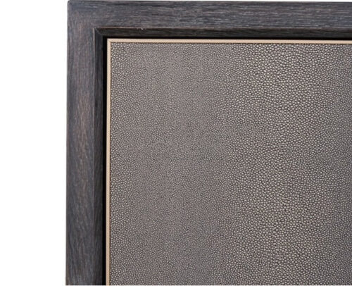 Faux Leather 2 Door Sideboard - Image 3