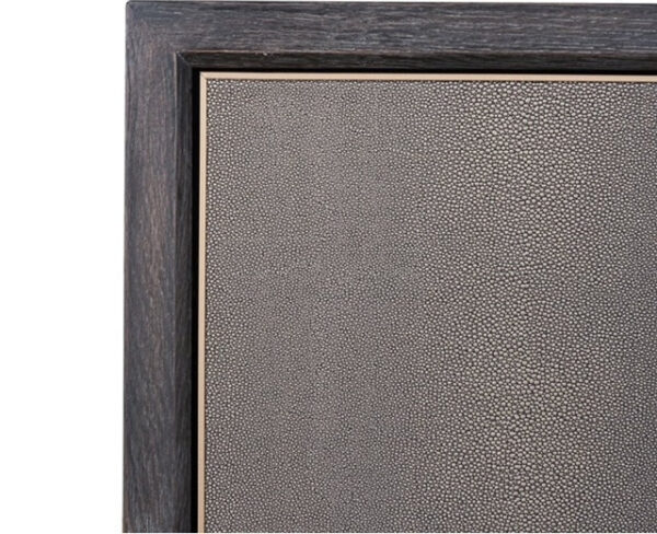 Faux Leather 2 Door Sideboard - Image 3