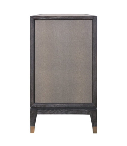 Faux Leather 2 Door Sideboard - Image 2