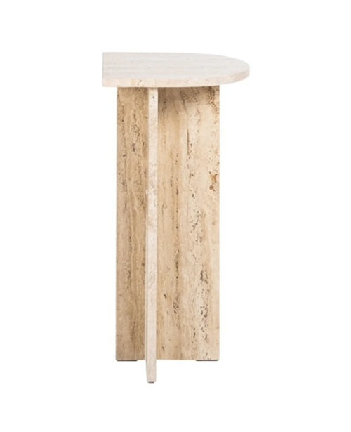 Beige Marble Side/End Table - Image 3