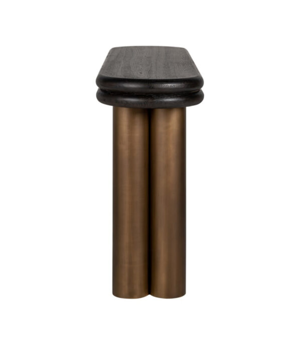 Macron Black Rustic Console table - Image 3