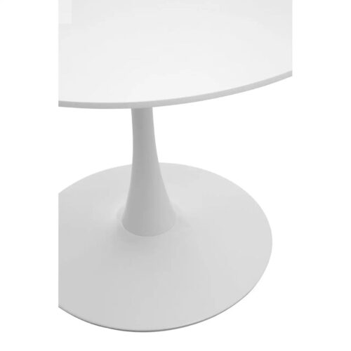 Large Round White Dining table - Image 4
