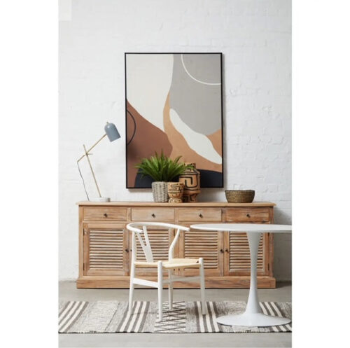 Large Round White Dining table - Image 3