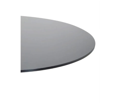 Round Black large dining table - Image 3
