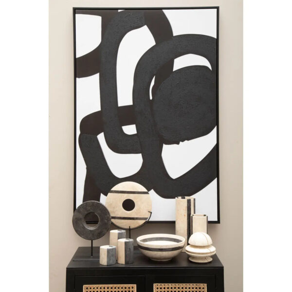 Black & White Abstract Prints (Set of 2) - Image 2