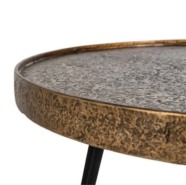 Gold Coffee Table (Set of 3) - Image 4
