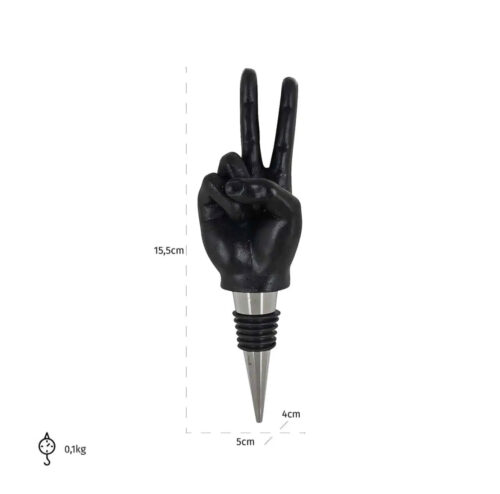 Black Bottle Stopper - Image 2