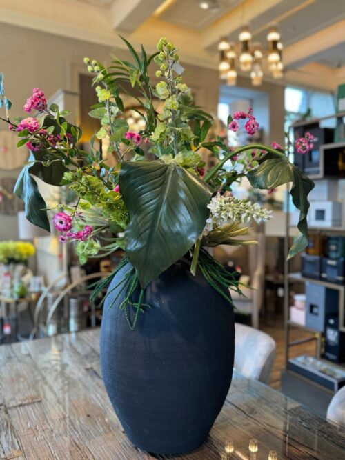 Black Ceramic Vase - Image 2