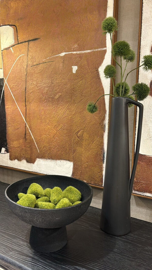 Slim Black Vase - Image 2