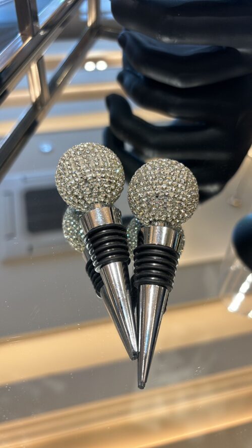 Silver Diamante Bottle Stopper - Image 2