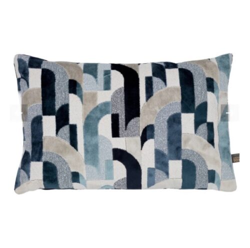 Blue Printed Cushion - Image 3