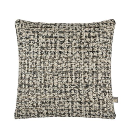 Black, Gold and Cream Textured Cushion