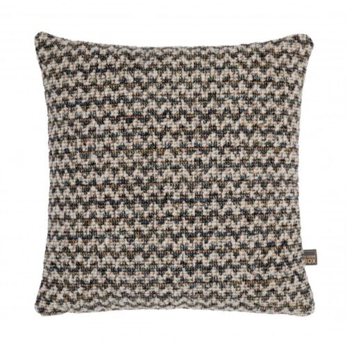 Blue & Cream Zig Zag Cushion