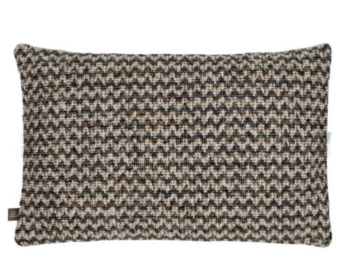 Blue & Cream Zig Zag Cushion - Image 2
